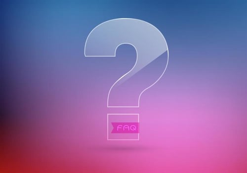 3D Question Mark Vector Background