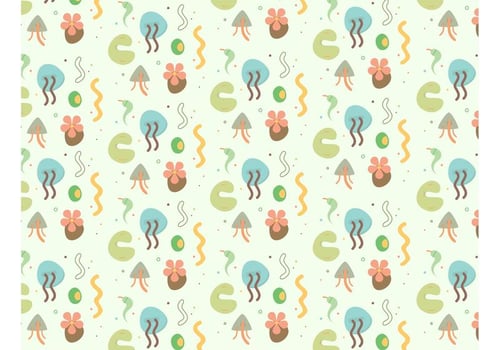 Abstract Plants Vector Background