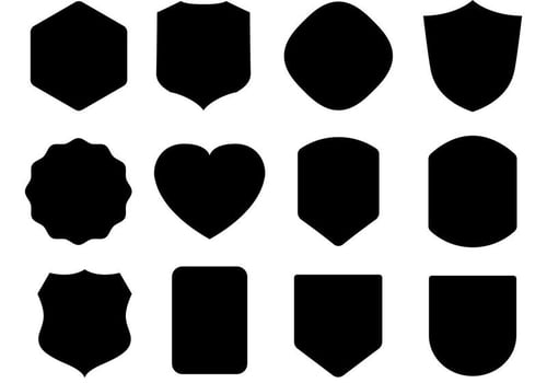 Free Black Shield Vectors