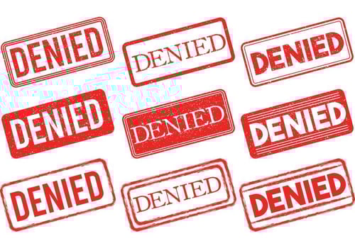 Denied Stamp Vectors 