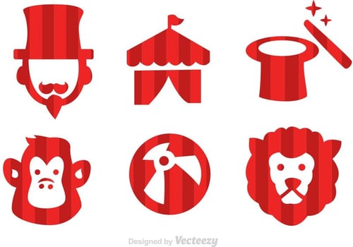 Vector Circus Icons