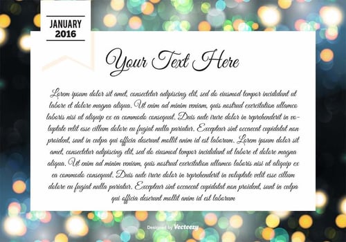 Text Template Illustration vector
