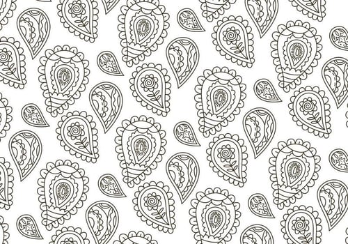 Vector Paisley Background