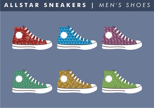 Men's Shoes Vector