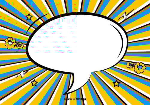 Comic Style Background Illustration vector