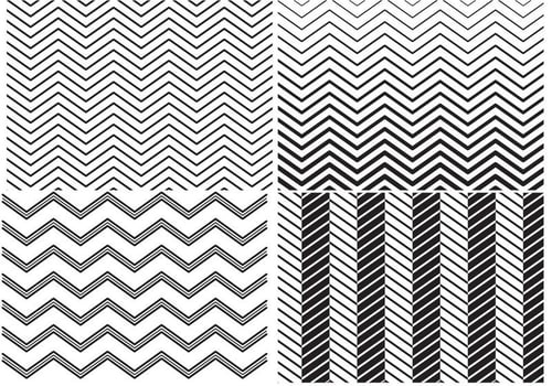 Zig Zag Pattern Vectors 