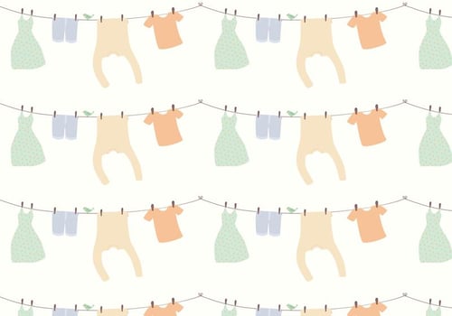 Clothes Pattern Background vector