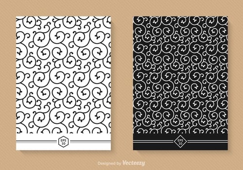 Free Swirly Seamless Vector Patterns