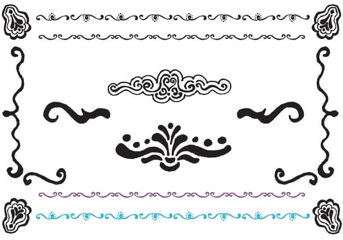 Free Fancy Lines Vector Series