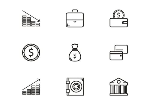 Bank Icon Vectors