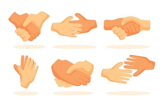 Handshake Icons vector