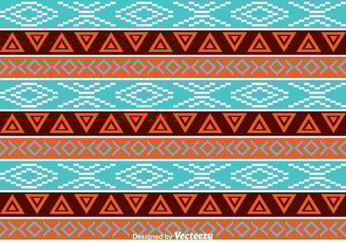 Geometric Ethnic Pattern vector