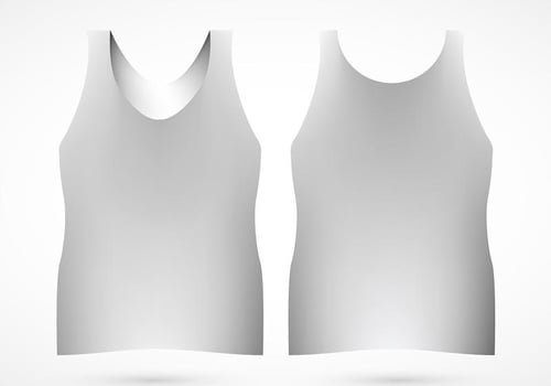 Tank Top Template Vector