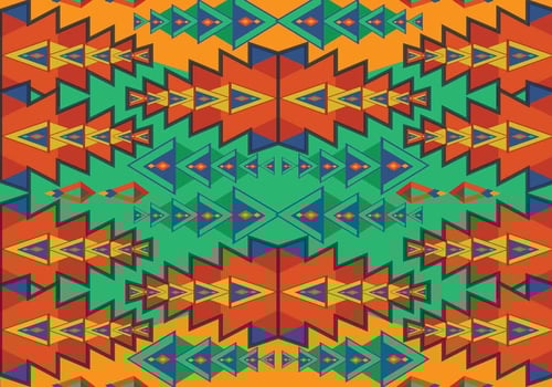 Aztec Pattern Vector