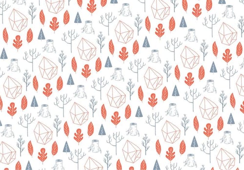 Woodland Abstract Pattern vector