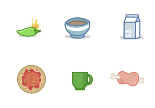 Meal Icon Vectors