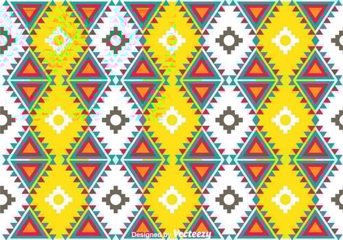 Colorful Aztec Pattern vector