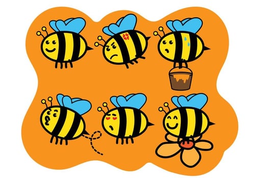 Cute Bee Vectors 