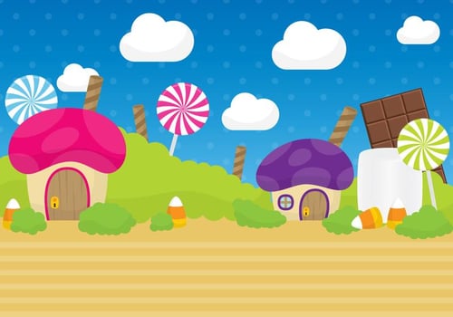 Sweets Landscape Vector