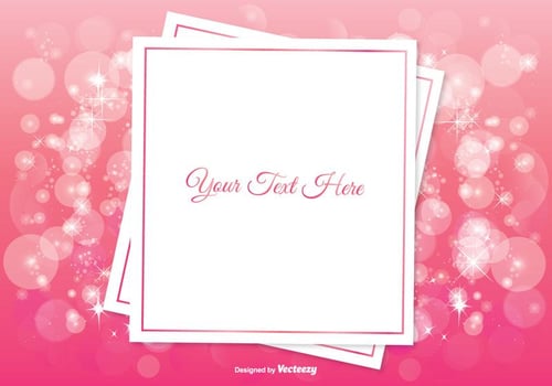 Beautiful Pink Bokeh Background Illustration vector