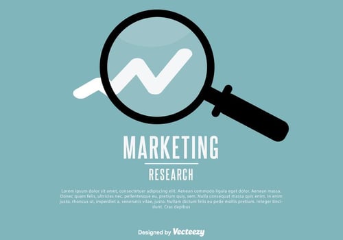 Marketing Research Illustration vector