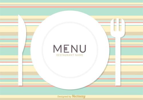 Free Restaurant Menu Card Vector Design