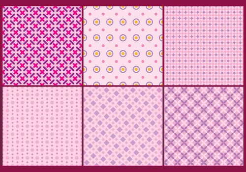 Pink Girly Backgrounds vector