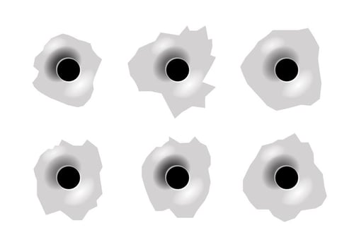 Free Bullet Holes Vector