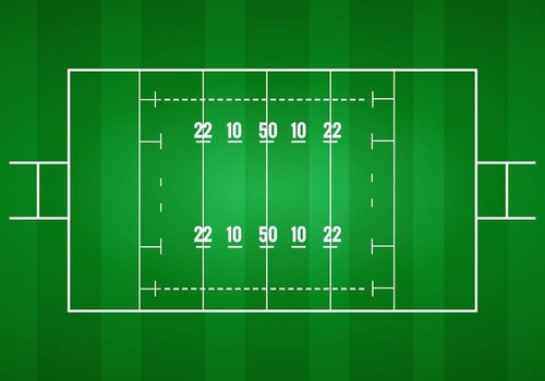 Rugby Pitch Vector