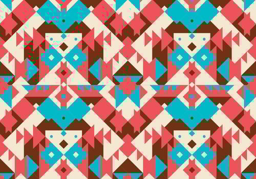 Native Abstract Pattern Background Vector