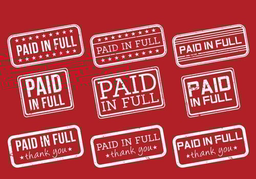 Paid Stamp Vectors