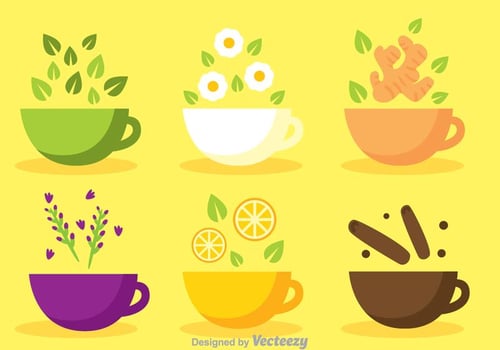 Cup Of Tea Vectors