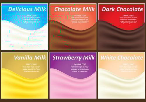 Milky Template Vectors