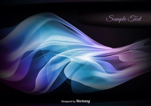Abstract Wave Background Vector