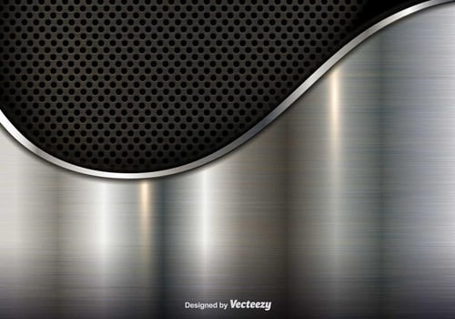 Metal background vector