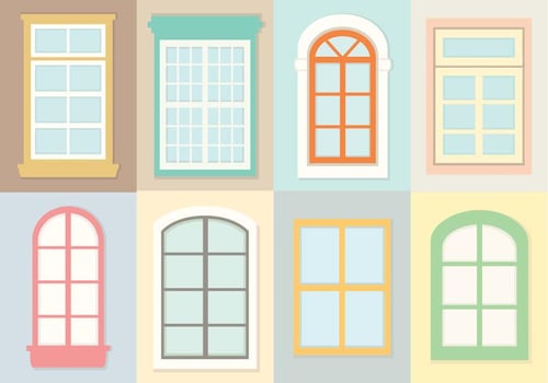 Decorative Windows Vectors