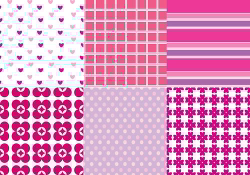 Pink Pattern Vectors