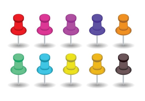 Thumb Tack Vectors