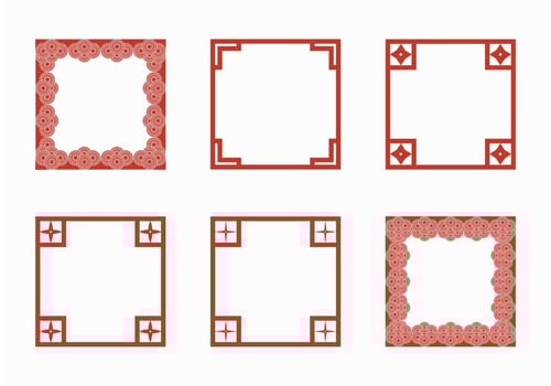 Free Japanese Border Vector Illustration