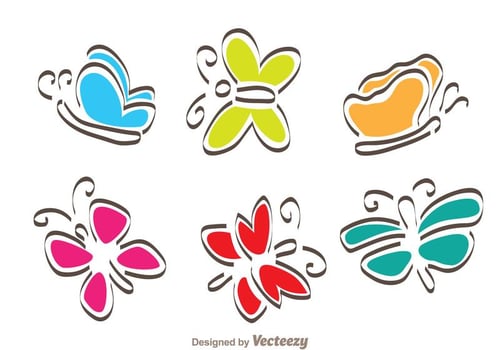 Cartoon Butterfly vector