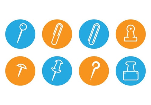 Office Supply Icon Outline vector