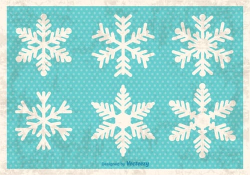 Decorative Snowflakes vector