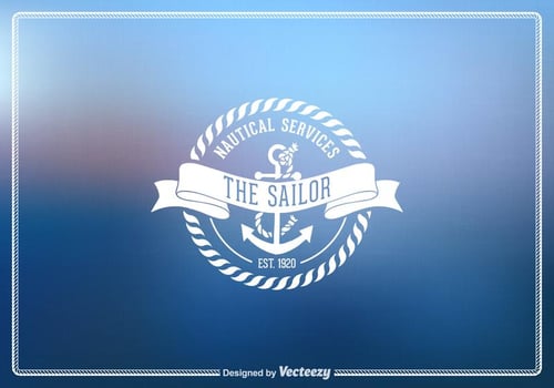 Vector Vintage Nautical Emblem