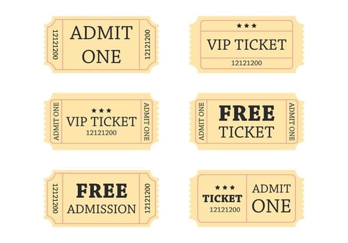Retro Ticket vector
