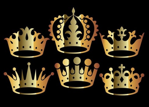 Golden Crown Vectors