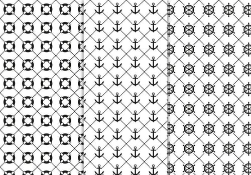 Free Nautica Seamless Vector