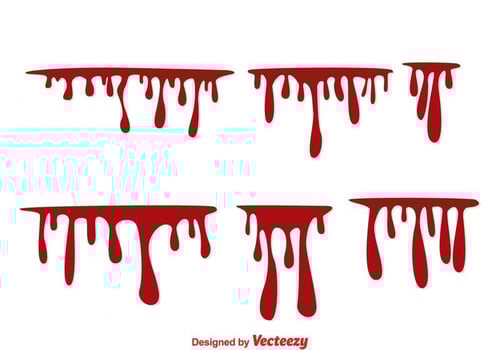 Blood Dripping Vectors