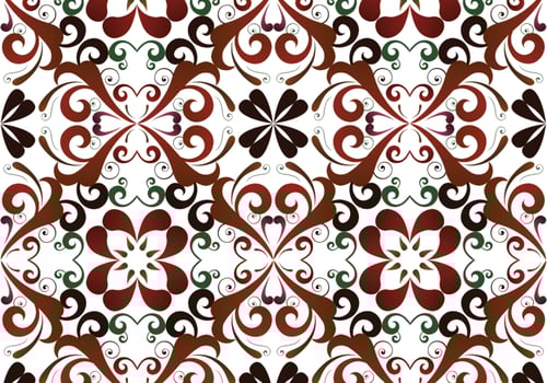 Seamless Floral Pattern Background vector