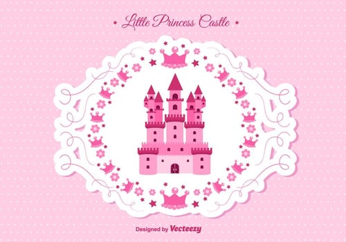 Princess Castle Vector