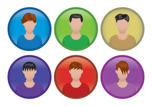 Default Avatar Vectors